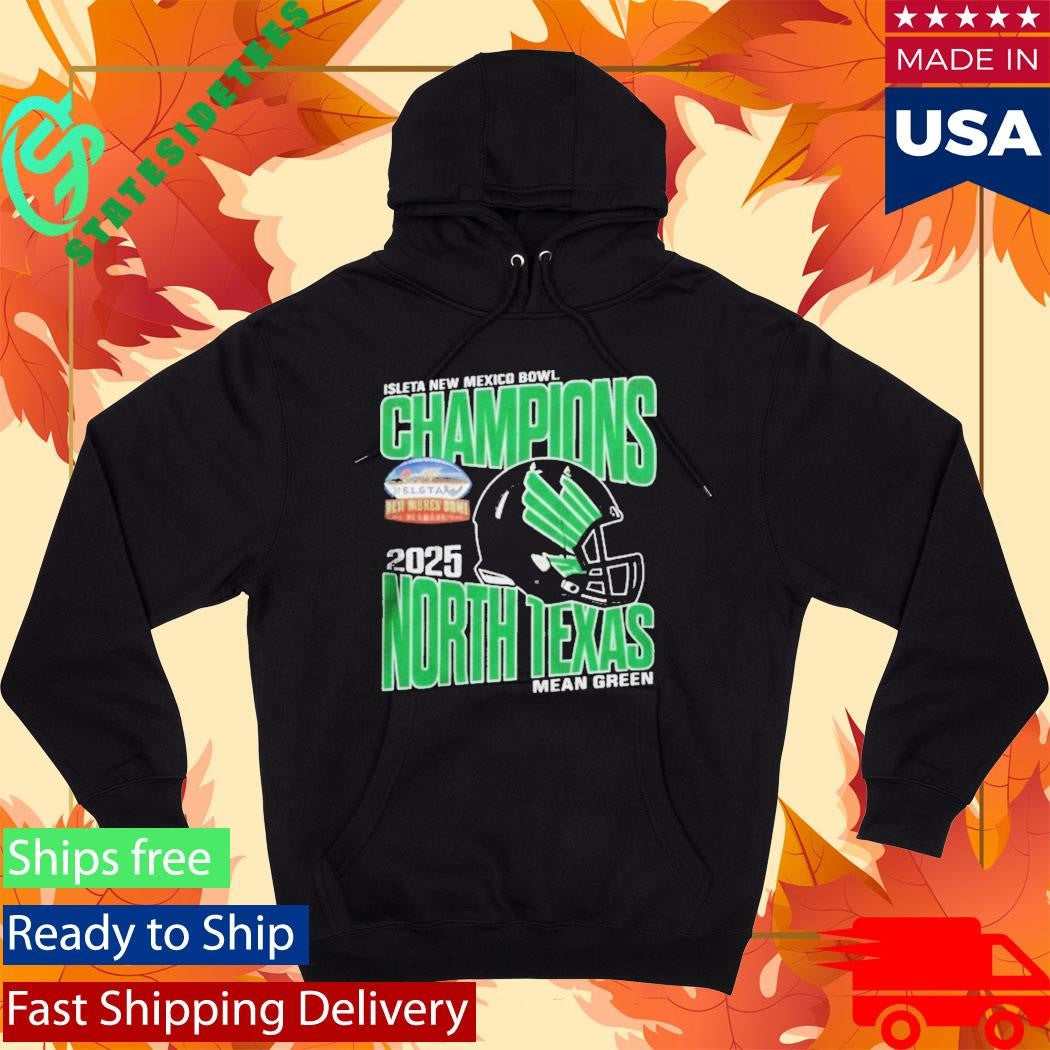 University Of North Texas Mean Green 2025 Isleta New Mexico Bowl Champions Shirt