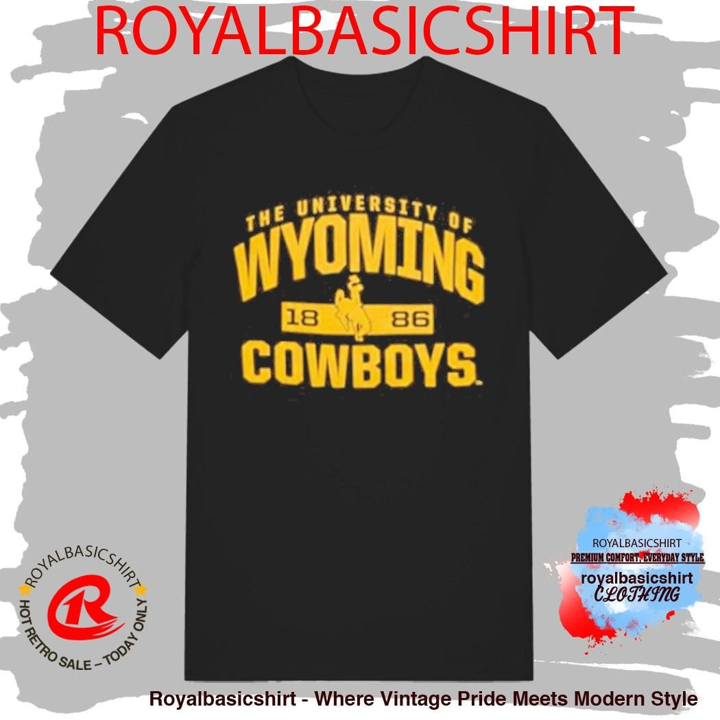 University Of Wyoming Cowboys 1886 Brown Shirt