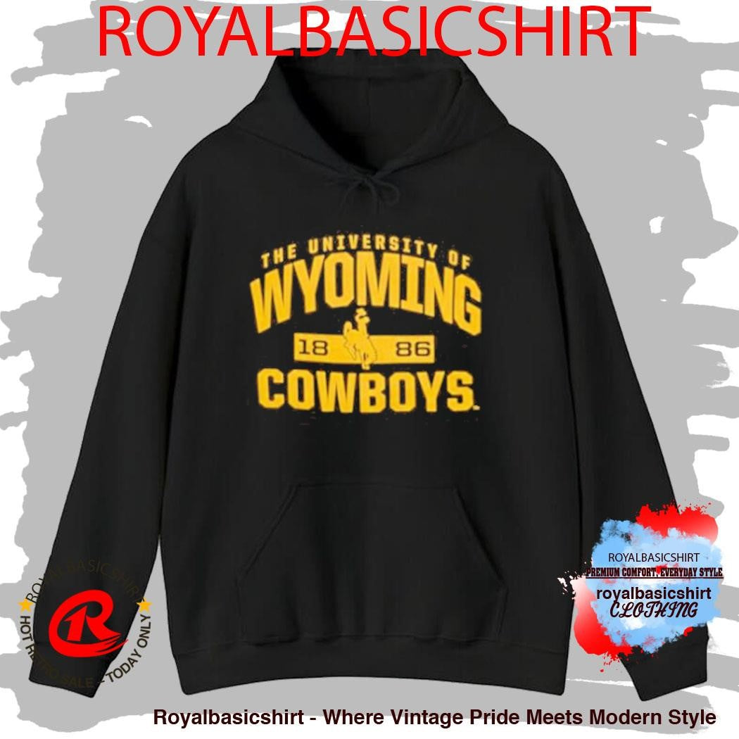 University Of Wyoming Cowboys 1886 Brown Shirt