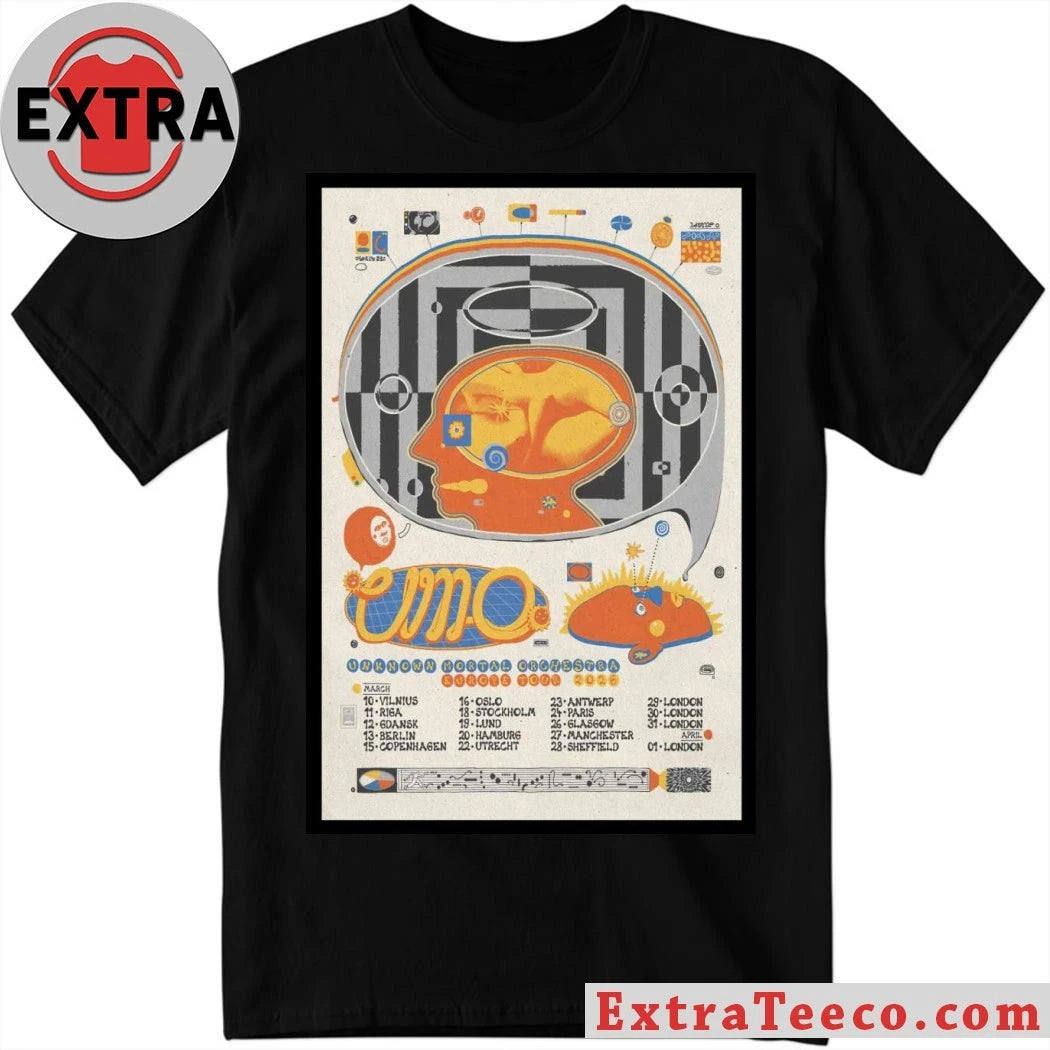 Unknown Mortal Orchestra European Tour 2026 Poster Shirt