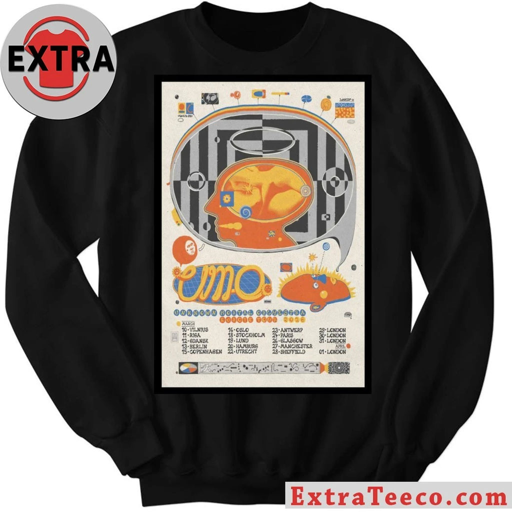 Unknown Mortal Orchestra European Tour 2026 Poster Shirt