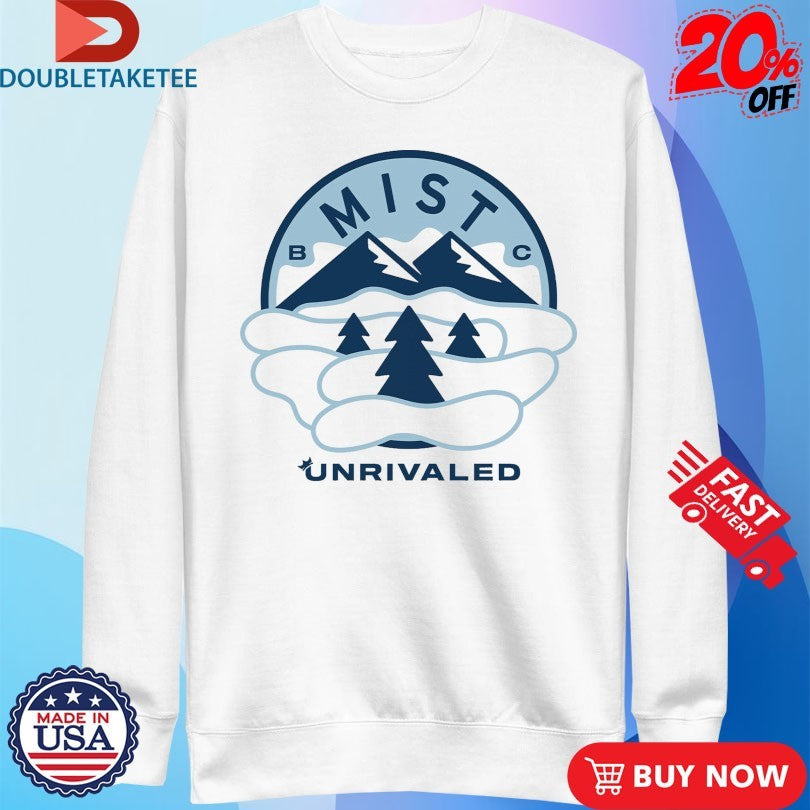Unrivaled Mist Basketball Club Mountain T-shirts