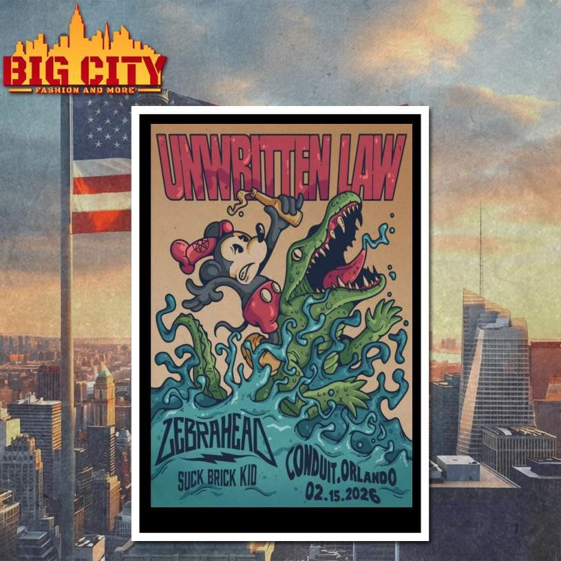 Unwritten Law Event Winter Park FL On Feb 15 2026 Poster Shirt