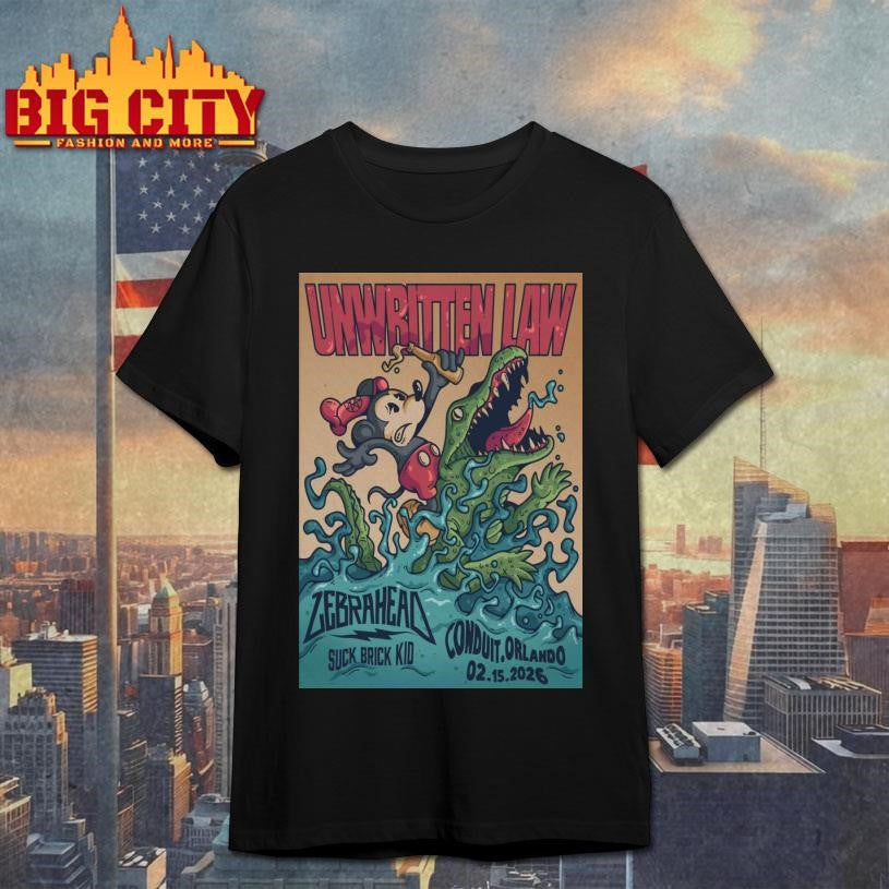 Unwritten Law Event Winter Park FL On Feb 15 2026 Poster Shirt