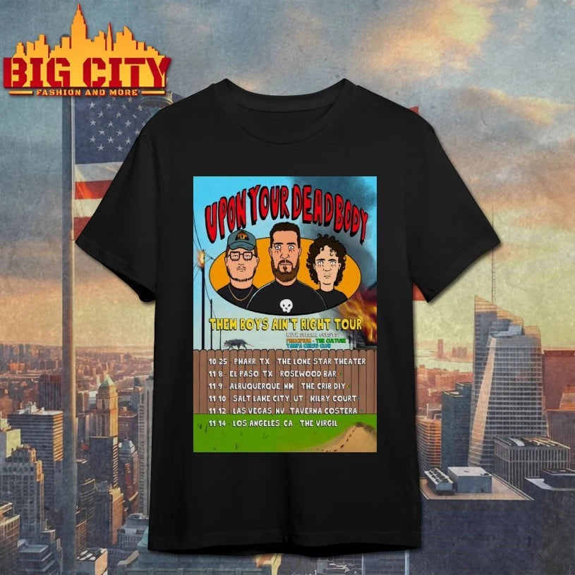 Upon Your Dead Body Fall Tour 2025 Poster Shirt