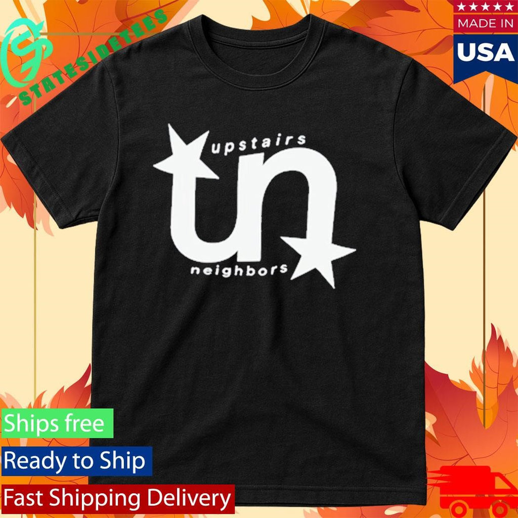Upstairs Neighbors Black Logo Shirt