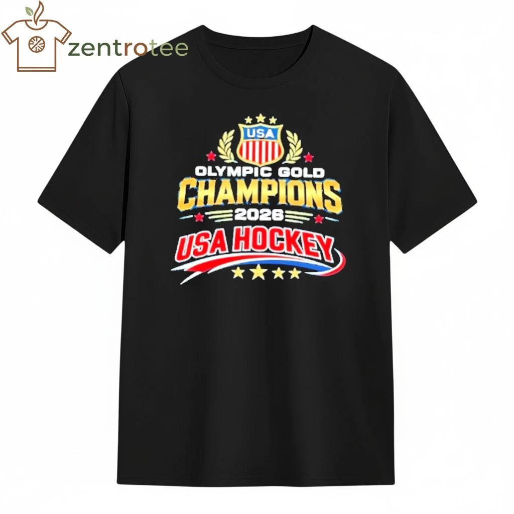 Usa Hockey 2026 Winter Olympic Gold Medal tee