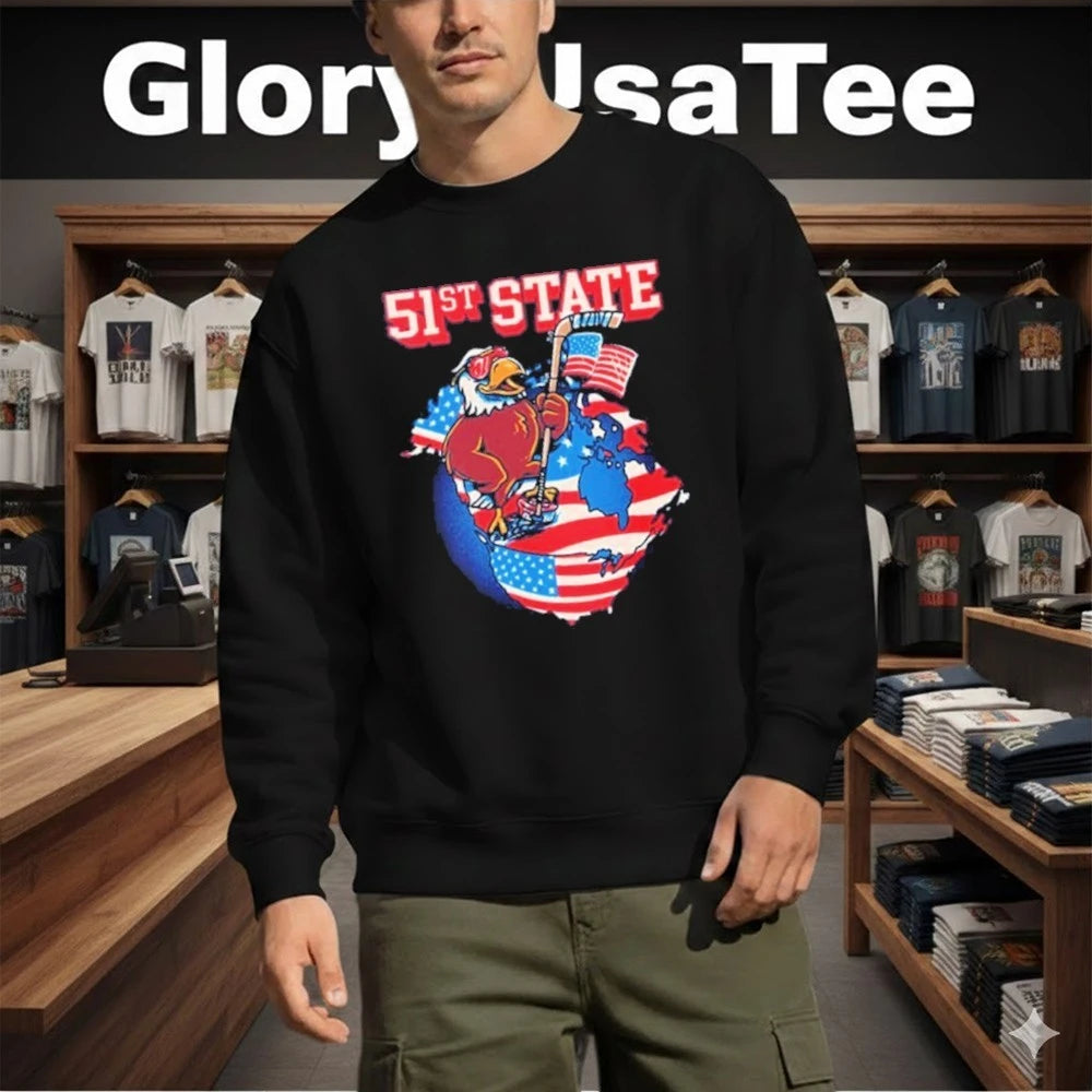 Usa Hockey x Old Row 51st State Pocket Shirt