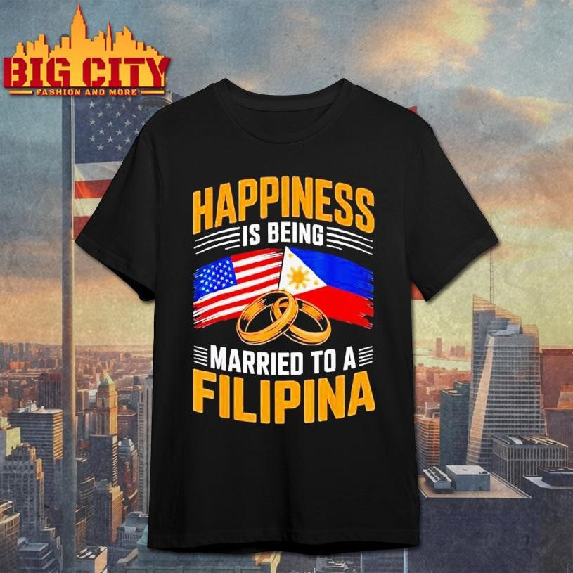 Usa Married To Filipina Pinay Filipino Country Philippines Shirt