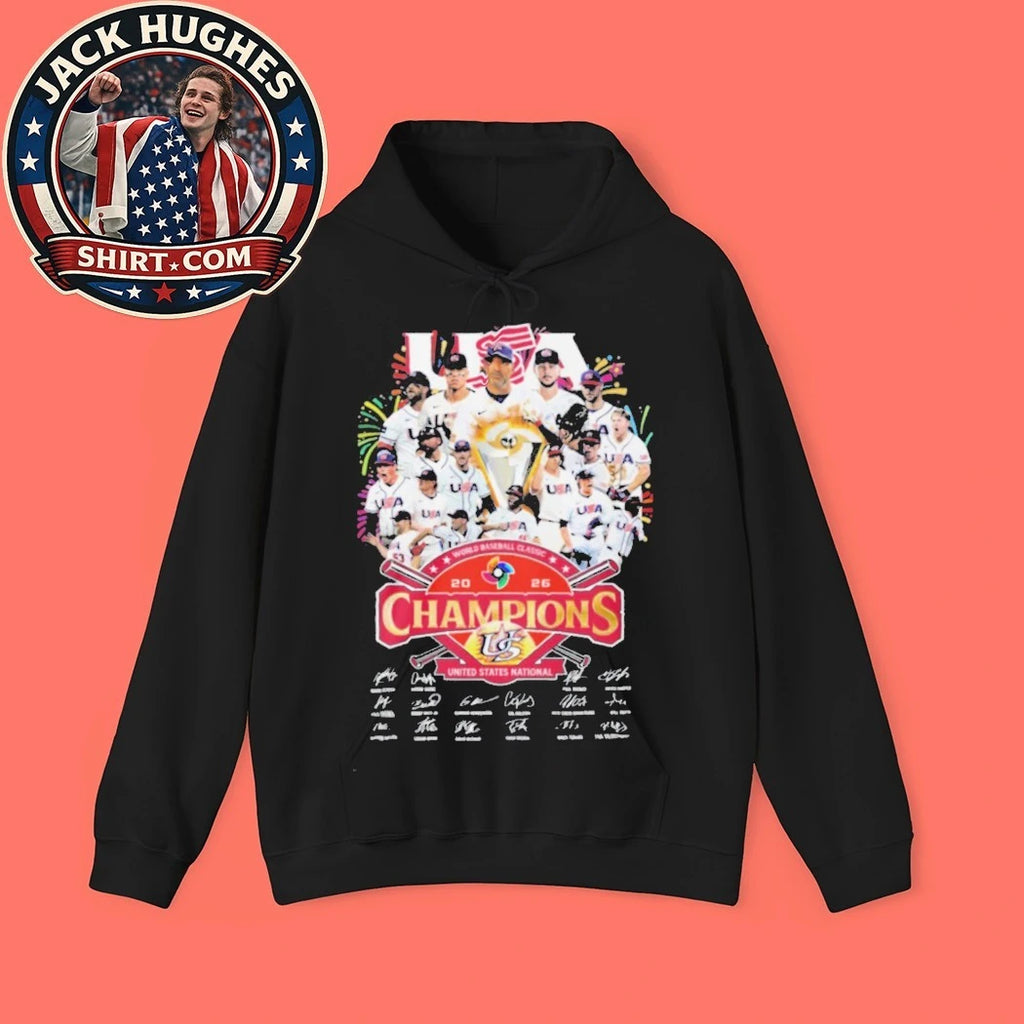 Usa National Team 2026 World Baseball Classic Champions Signature Shirt