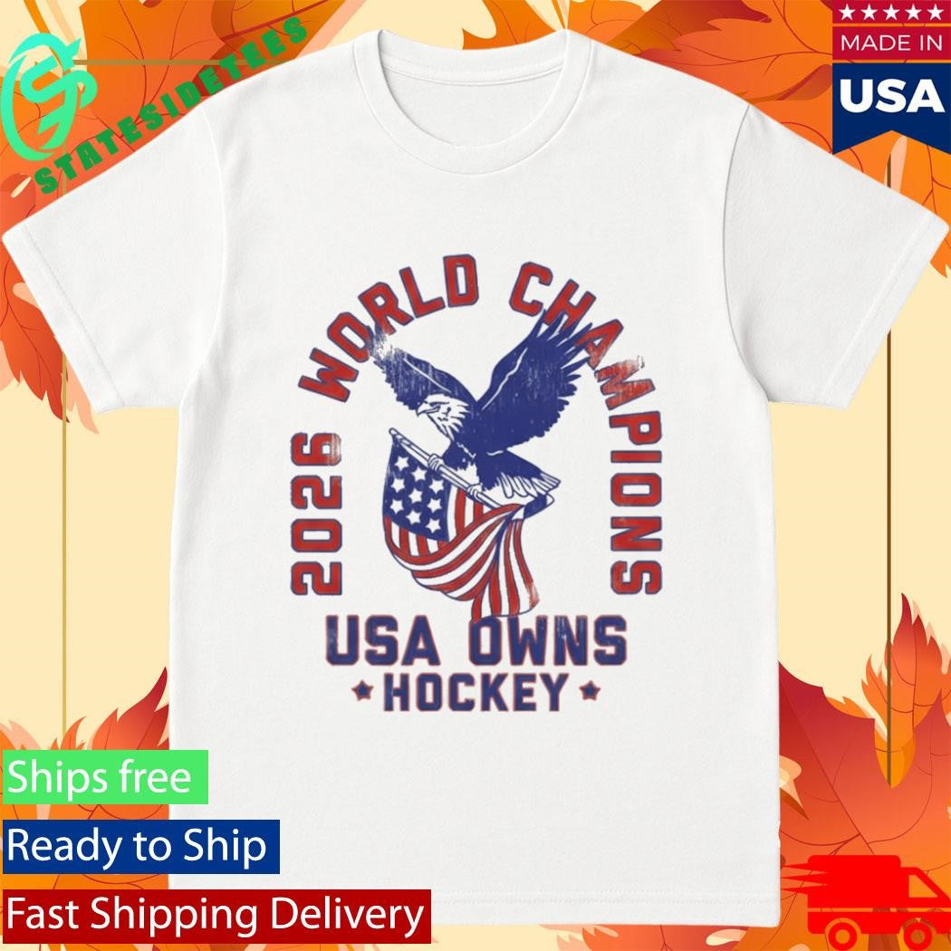 Usa Owns Hockey 2026 World Champions Vintage Shirt