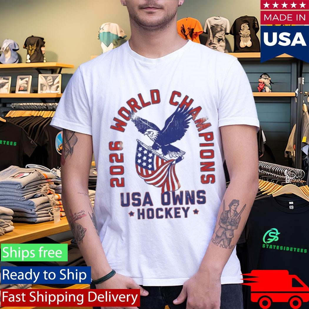 Usa Owns Hockey 2026 World Champions Vintage Shirt