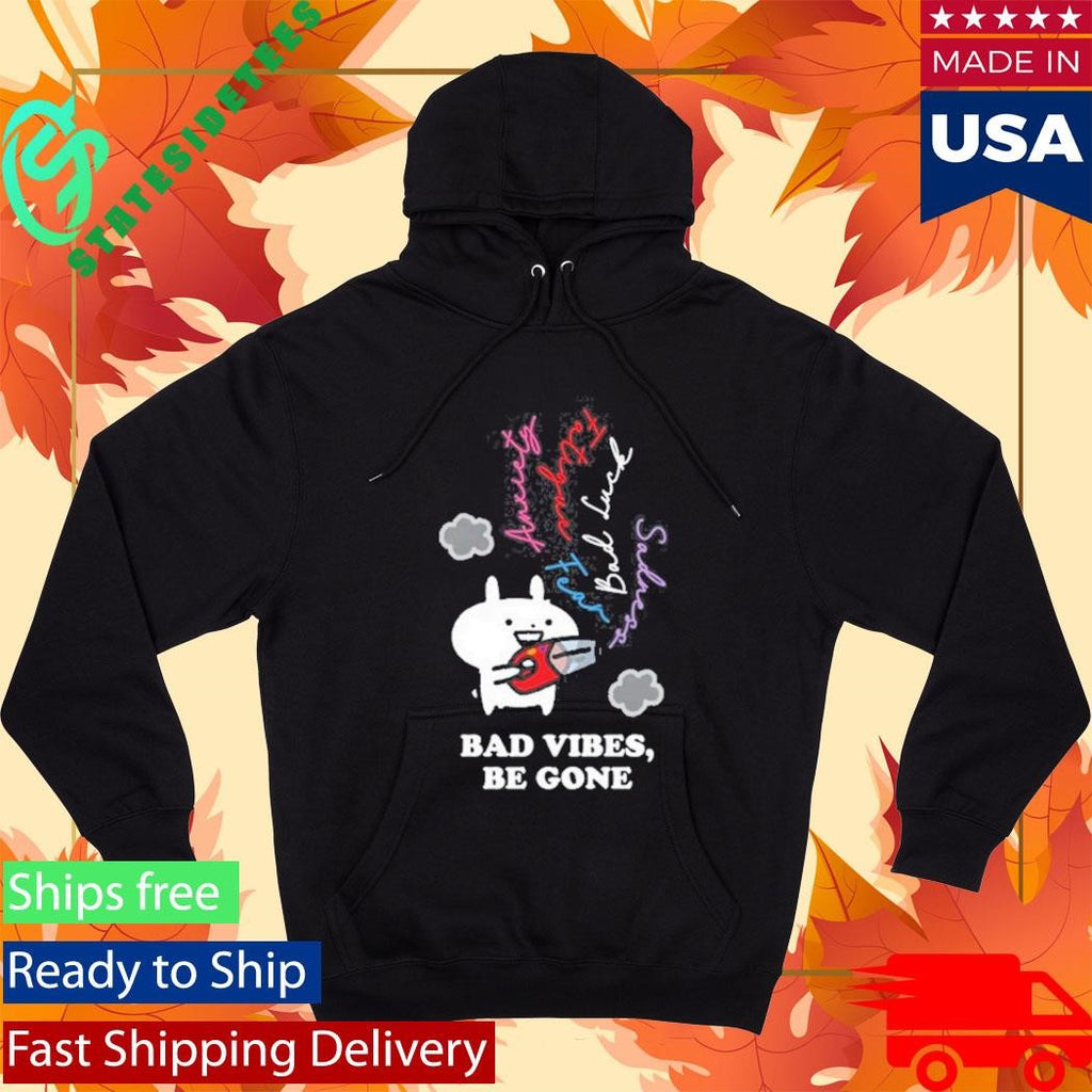Usagyuuun Bad Vibes Be Gone  Shirt