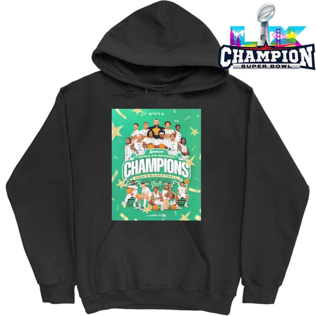 Usf South Florida Bulls Men’s Basketball 2025 2026 Acc Regular Season Champions Shirt