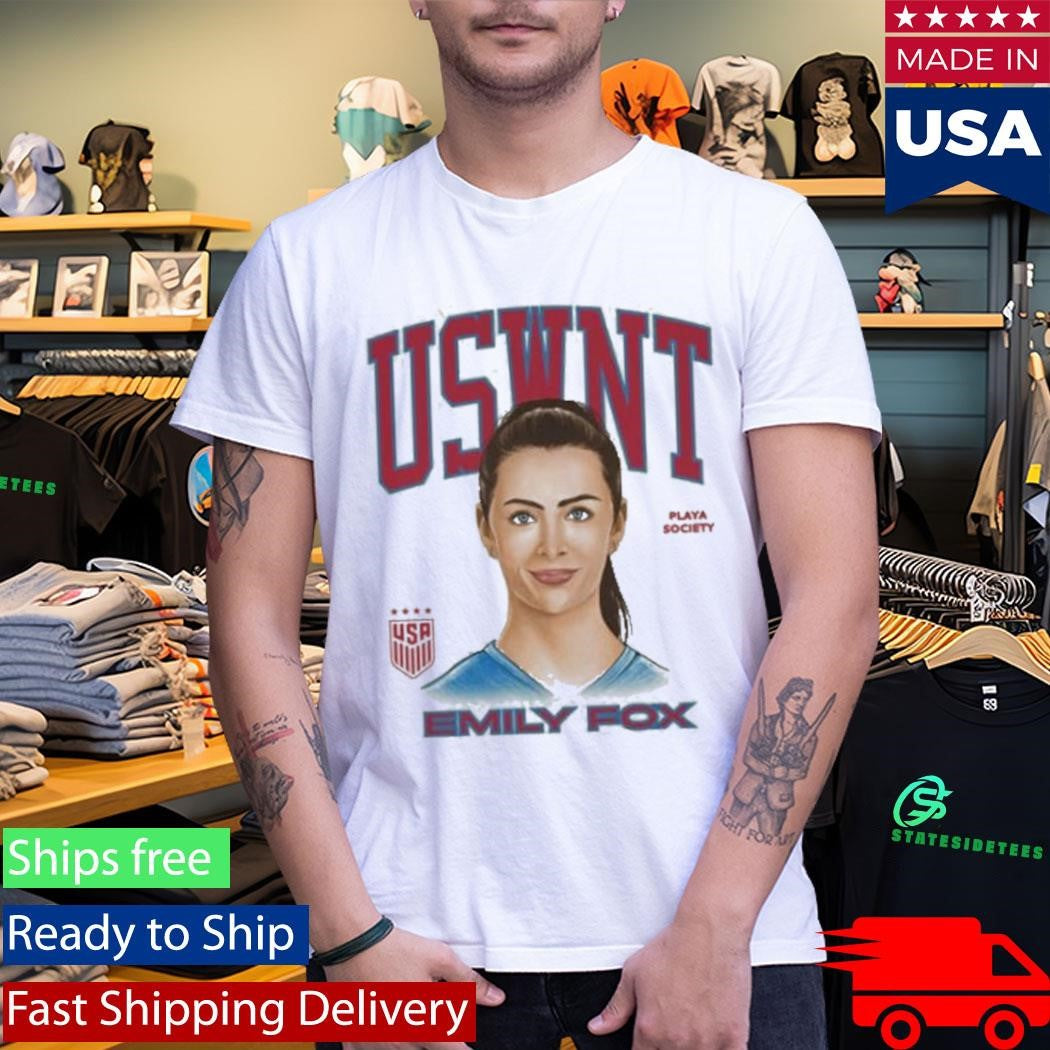 Uswnt Playa Society Emily Fox Shirt
