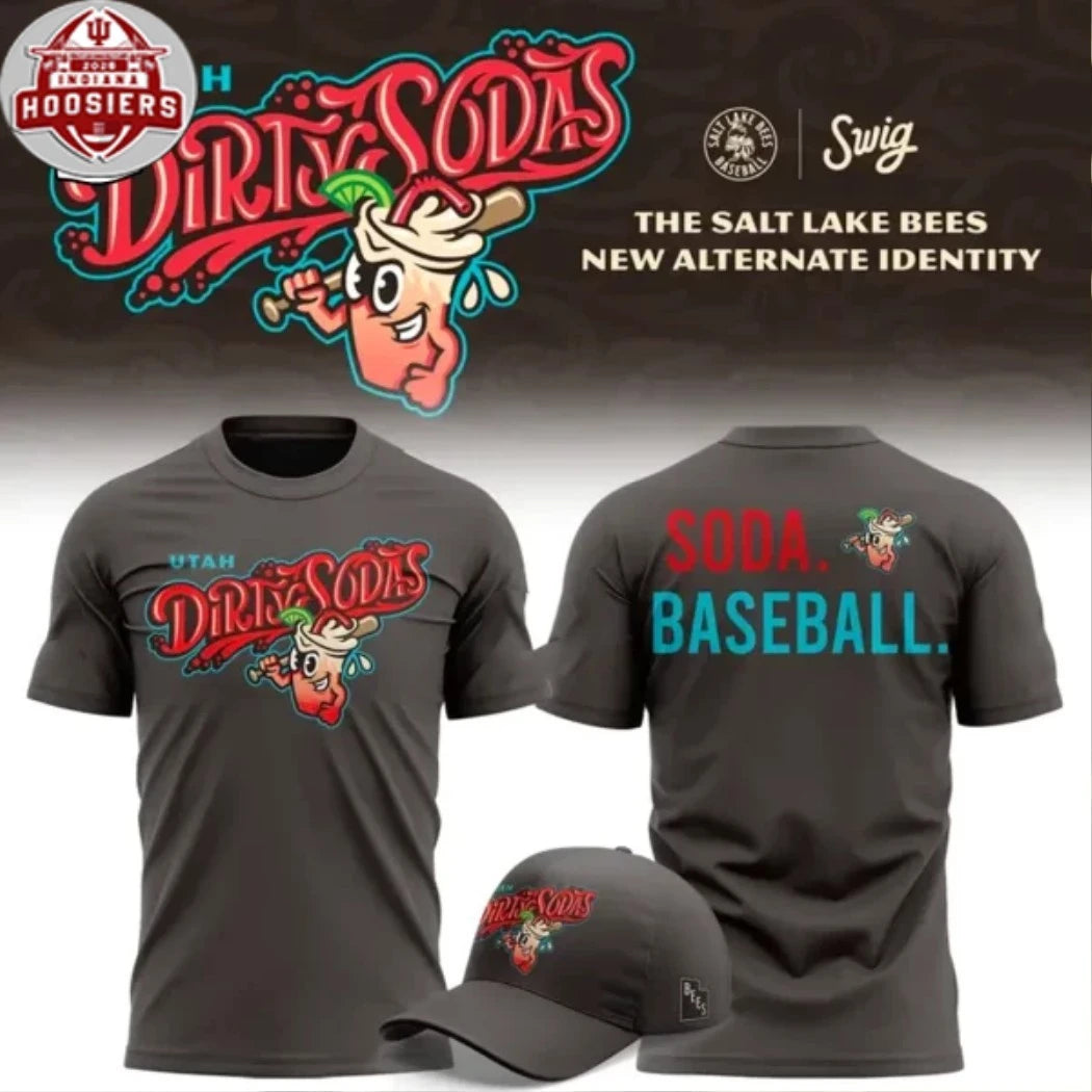 Utah Dirty Sodas 2026 Special Logo Two Sided T-Shirt