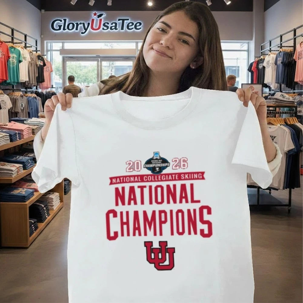 Utah Utes Champion Unisex 2026 NCAA Skiing National Champions T-Shirt