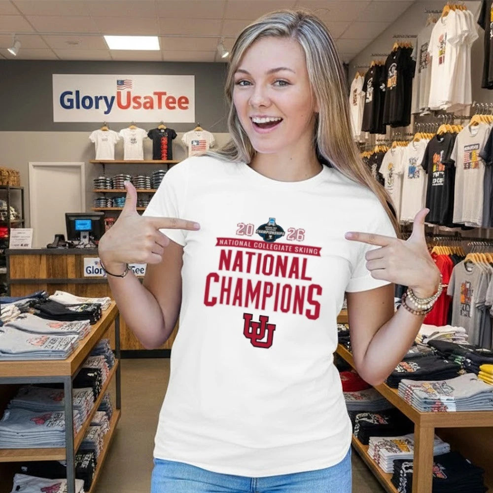Utah Utes Champion Unisex 2026 NCAA Skiing National Champions T-Shirt