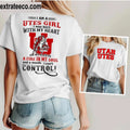 Utah Utes I Am A Utes Girl I Was Born With My Heart On My Sleeve A Fire In My Soul And A Mouth I Can’t Control Logo Shirt