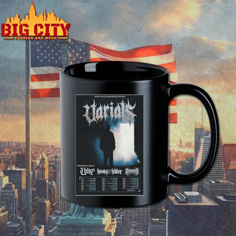 VARIALS Where The Light Leaves Release 2026 Shows Poster shirt