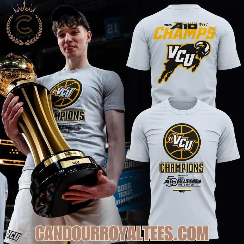 VCU Men’s Basketball 2026 A-10 Champions Shirt