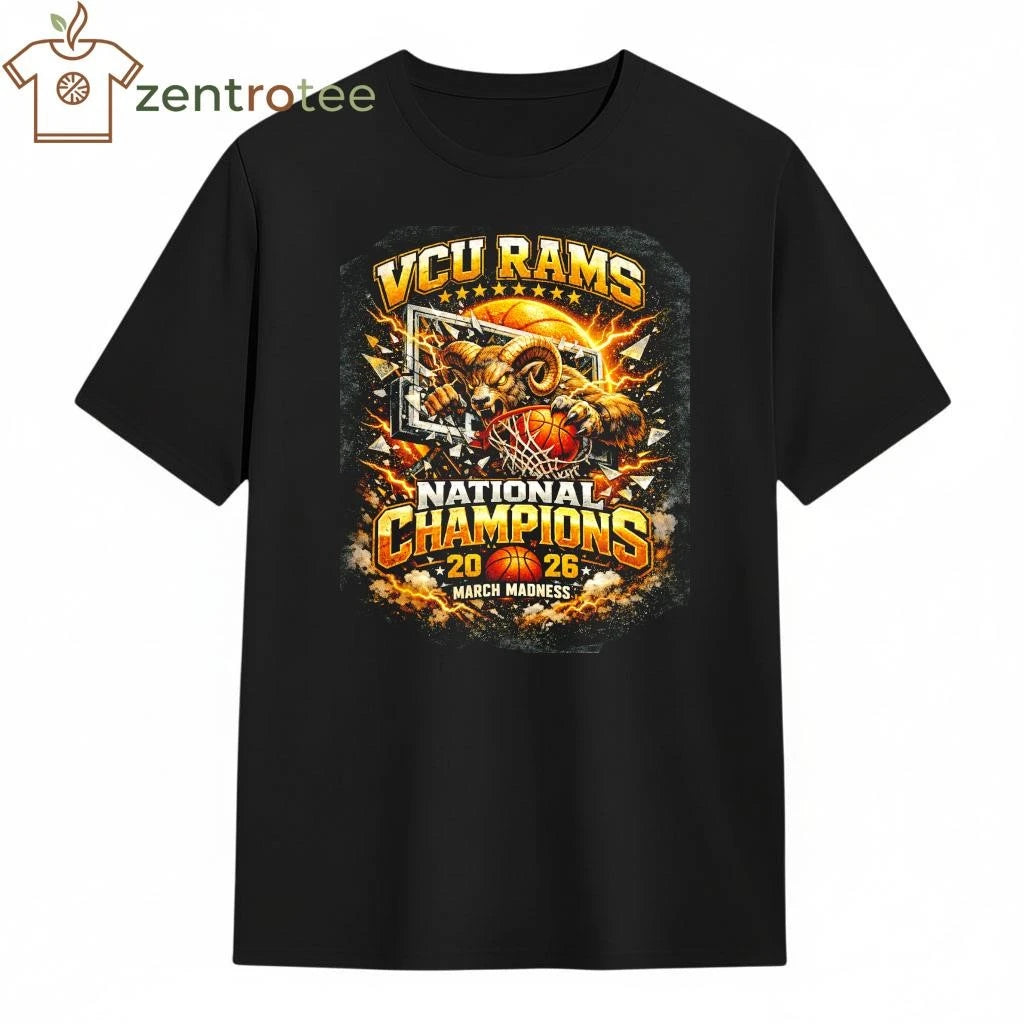 VCU Rams 2026 March Madness National Champions Graphic T-Shirt