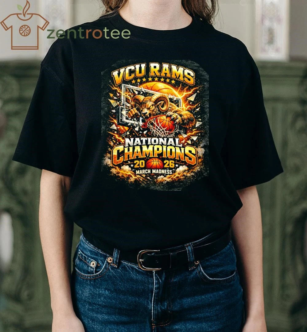 VCU Rams 2026 March Madness National Champions Graphic T-Shirt