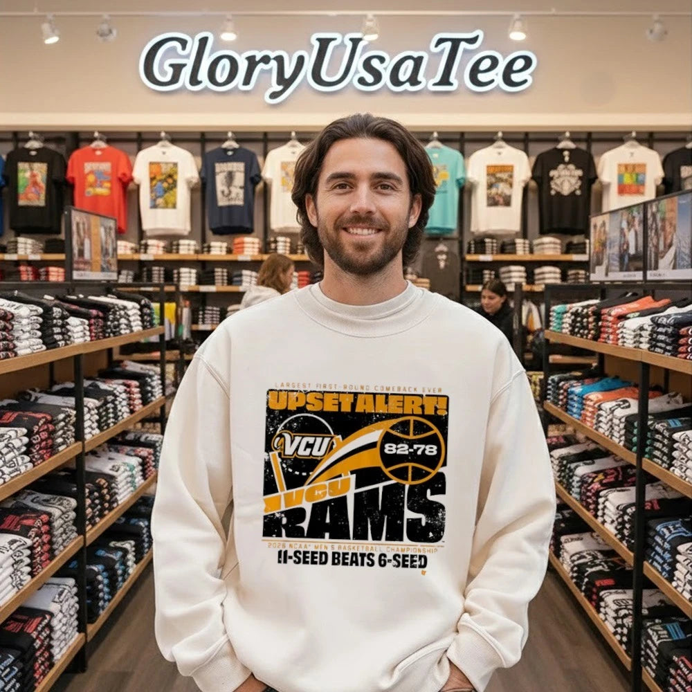 VCU Rams MBB 2026 March Madness Upset Alert Men’s Basketball Championship Shirt
