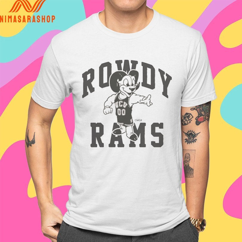 VCU Rams Rowdy Mascot Basketball Shirts