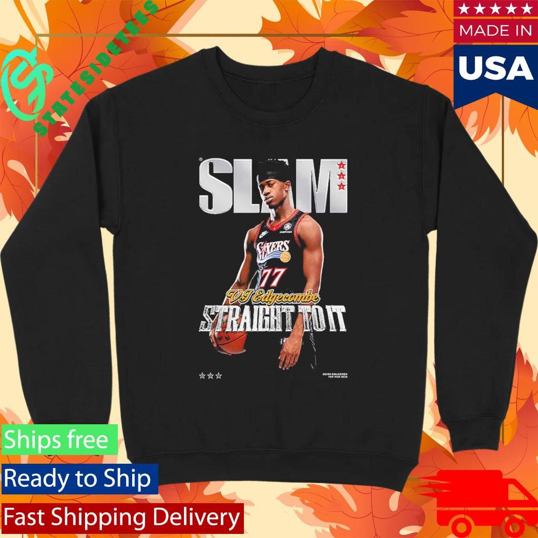 VJ Edgecombe On The SLAM 260 Magazine Straight To It Gold Metal Editions T-Shirt
