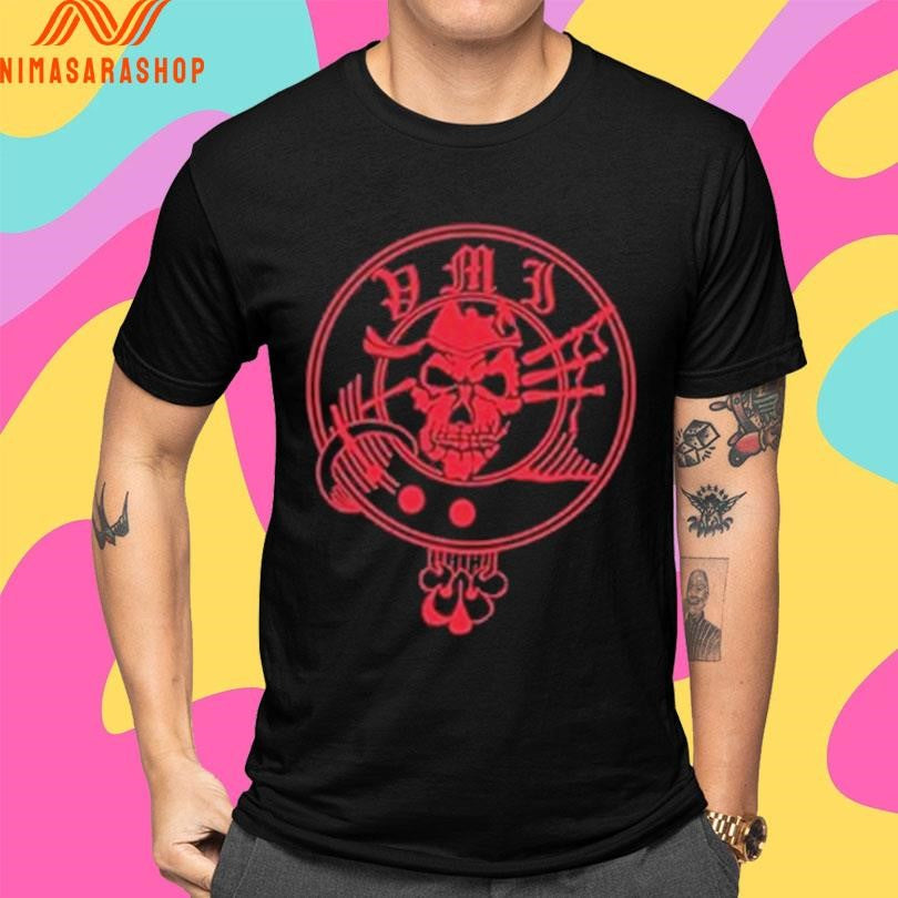 VMI Red Skull Logo Shirts