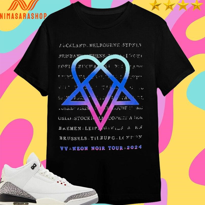 VV Neon Noir Tour 2024 Shirts