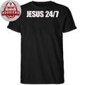 Valentina Gomez Wearing Jesus 24 7 Shirt