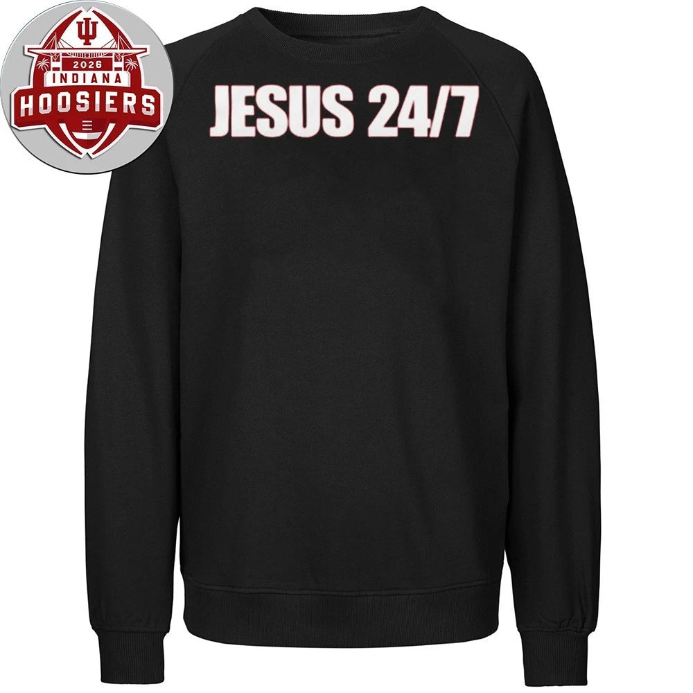 Valentina Gomez Wearing Jesus 24 7 Shirt