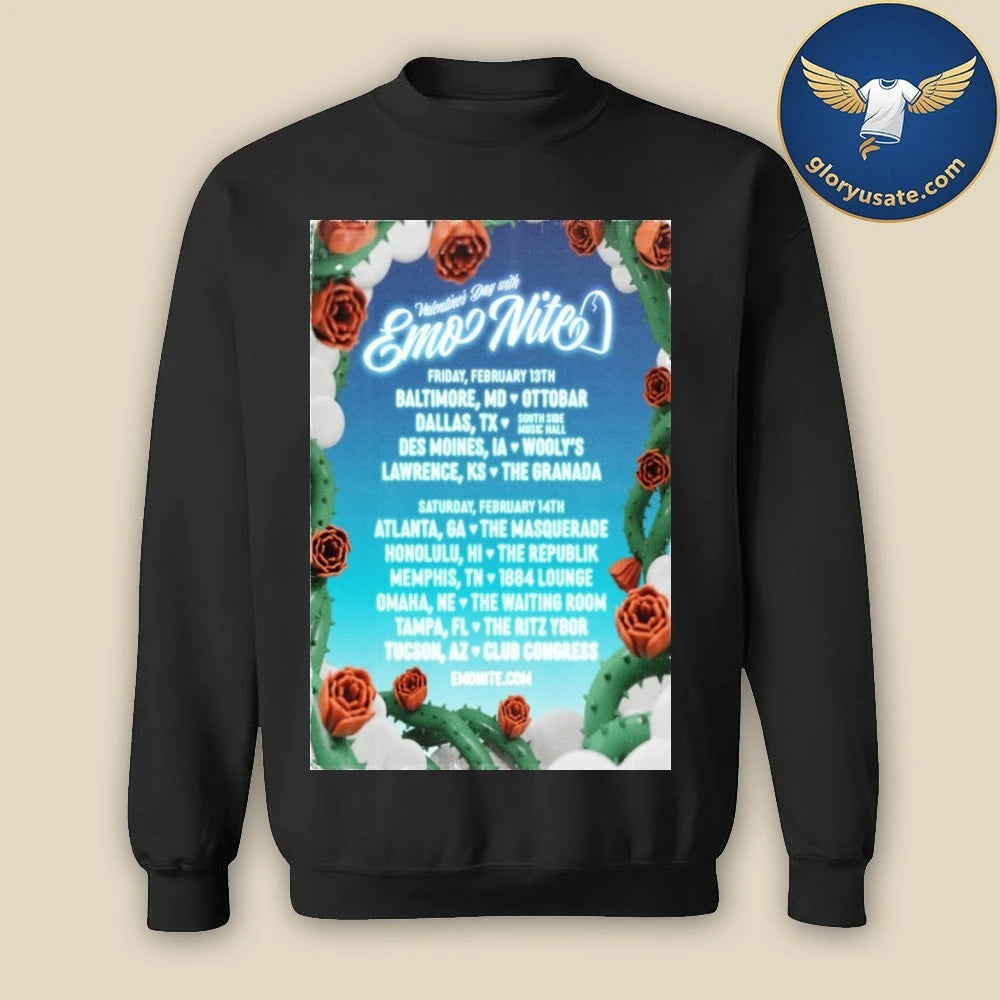Valentine’s Day With Emo Nite Poster Shirt