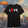 Valentine’s day love 2026 US map T-Shirt