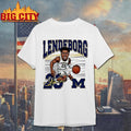 Valiant University Of Michigan Basketball Yaxel Lendeborg Caricature Shirt