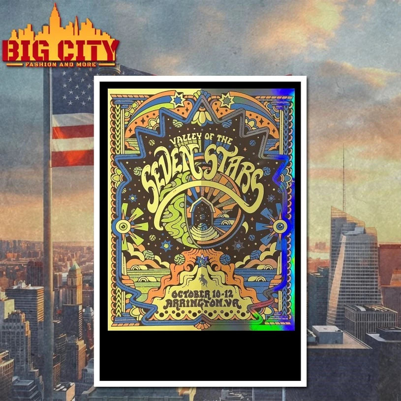 Valley of the Seven Stars Oct Arrington VA Standard Print Poster shirt