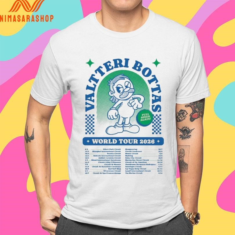 Valtteri Bottas World Tour 2026 Shirts