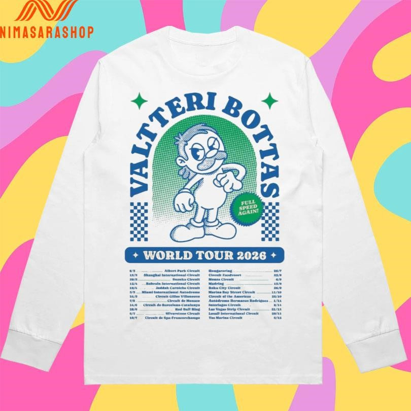 Valtteri Bottas World Tour 2026 Shirts