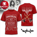 Van Halen Jump No 1 Blend Rock Eddie Van Halen Guitar Two Sided Shirt