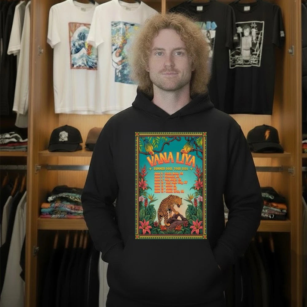 Vana Liya 2026 Tour Summer Soul Poster Shirt