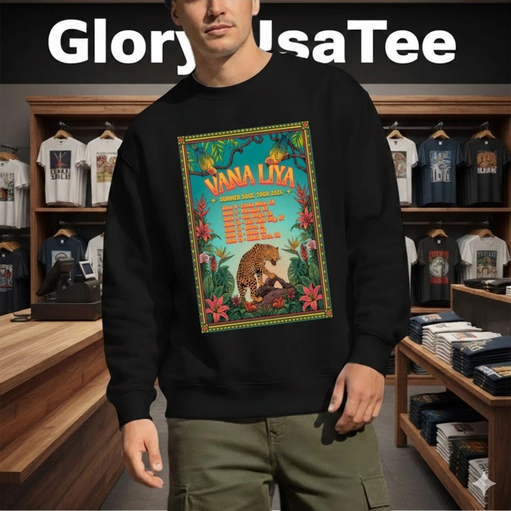 Vana Liya 2026 Tour Summer Soul Poster Shirt