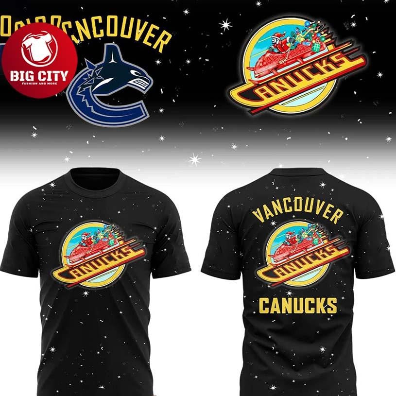 Vancouver Canucks Christmas Game Two Sided Shirt