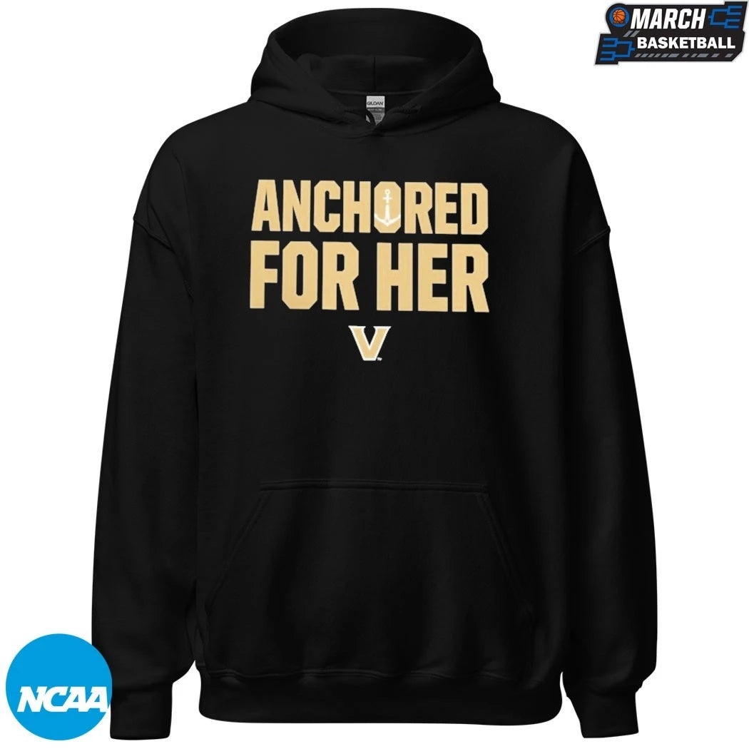 Vanderbilt Commodores Anchored For Her T-Shirts