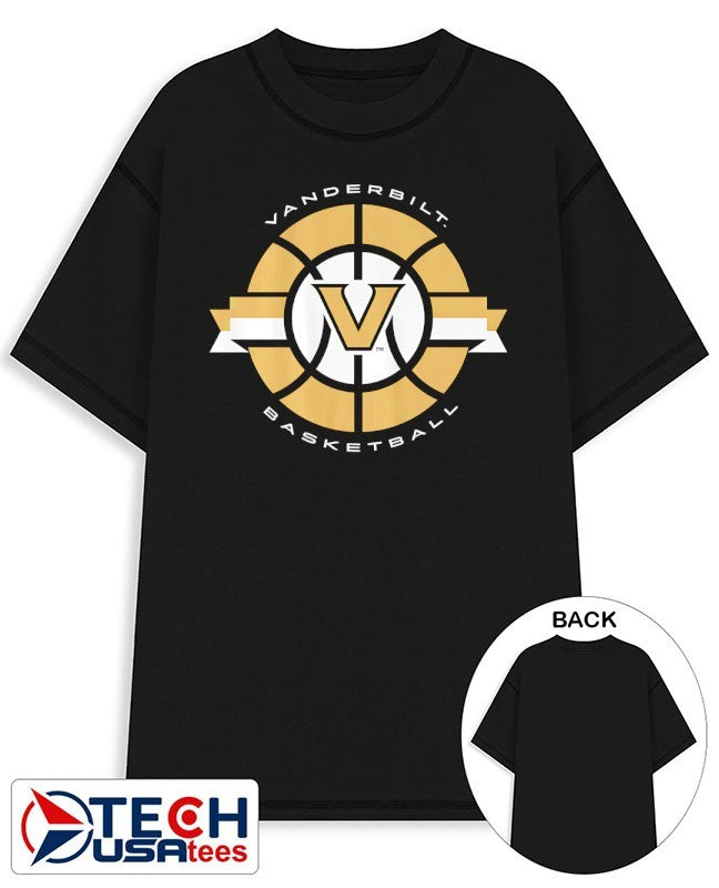 Vanderbilt Commodores Basketball classic circle logo shirt