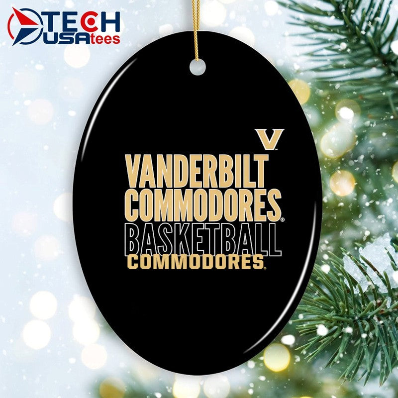 Vanderbilt Commodores Basketball text logo overlay shirt