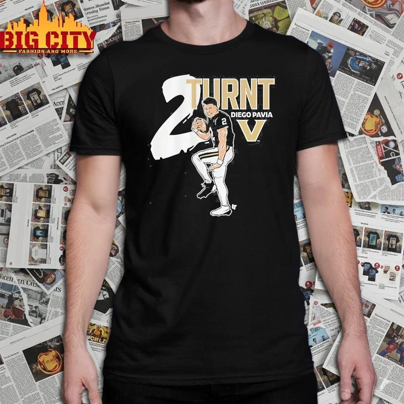 Vanderbilt Commodores Diego Pavia 2 Turnt shirt