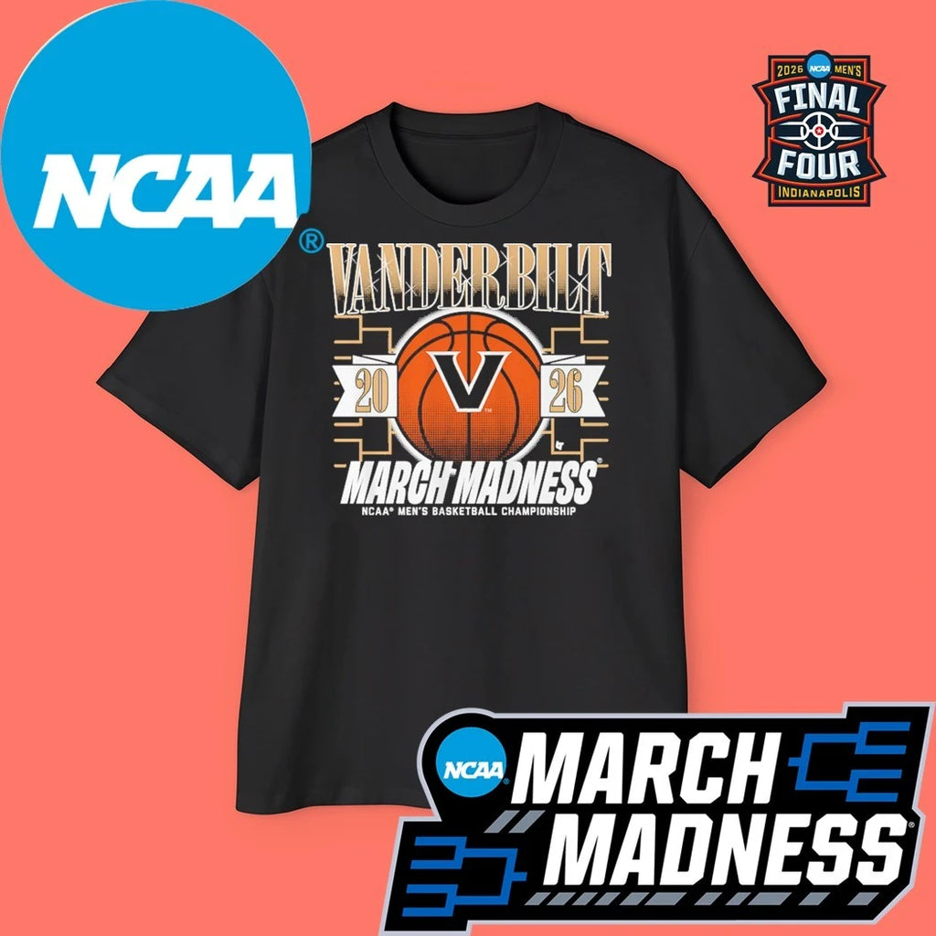 Vanderbilt Commodores MBB 2026 NCAA Women’s Basketball Championship March Madness Logo Shirt