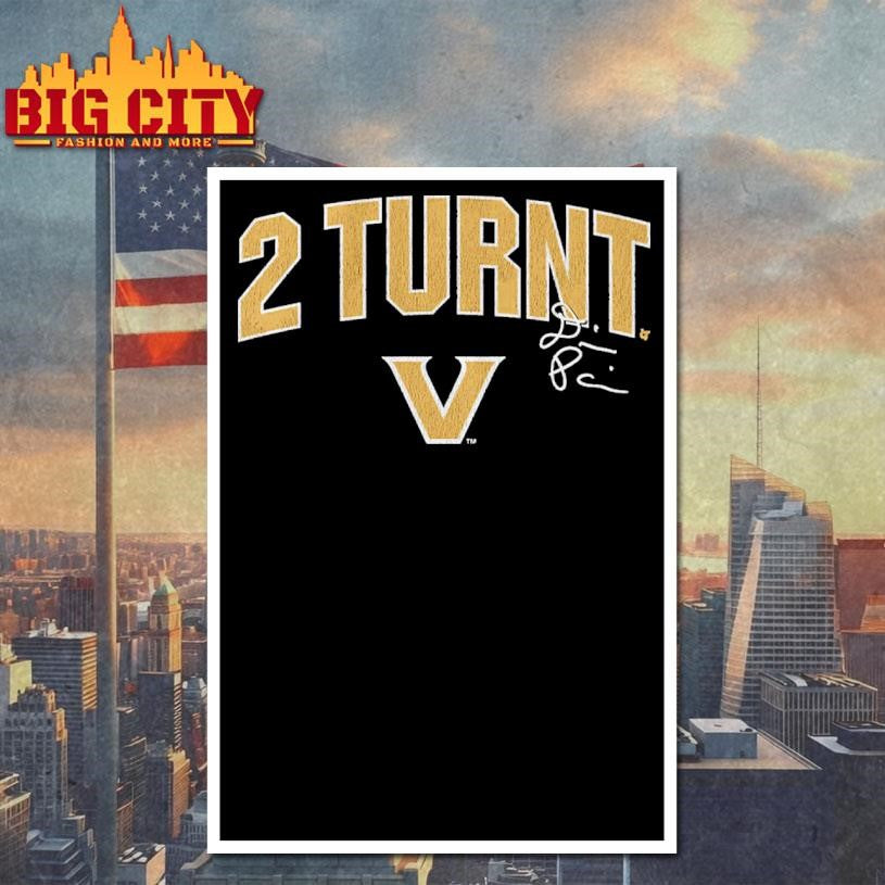 Vanderbilt Diego Pavia 2 Turnt NIL Shirt